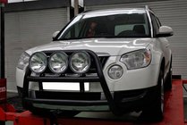 Skoda Yeti 2009–2017 Kængurubøjle WT018 Black (rustfrit stål) foto 4
