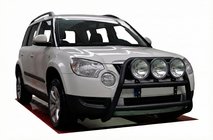 Skoda Yeti 2009–2017 Kængurubøjle WT018 Black (rustfrit stål) foto 1