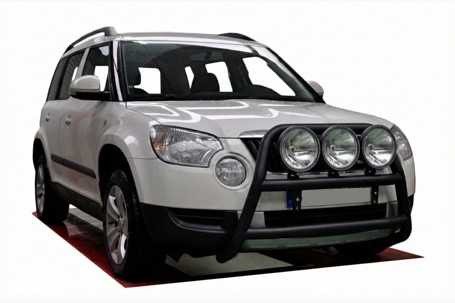 Skoda Yeti 2009–2017 Kængurubøjle WT018 Black (rustfrit stål) Image