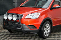 SsangYong Korando 2010–2019 Kængurubøjle WT018 Black (rustfrit stål) foto 2