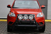 SsangYong Korando 2010–2019 Kængurubøjle WT018 Black (rustfrit stål) foto 3