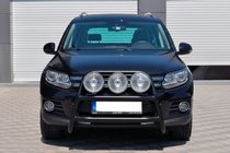 Volkswagen Tiguan 2007–2016 Frontbøjle WT018 Black (rustfrit stål) foto 2