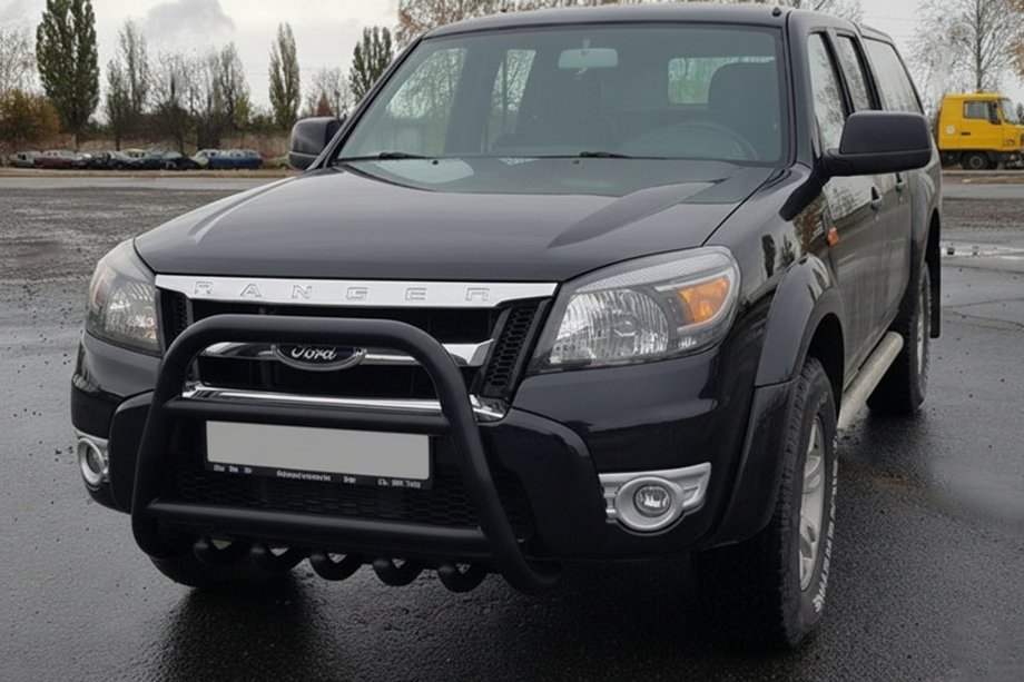 Ford Ranger 2007–2011 Frontbøjle QT008 Black (rustfrit stål) Image