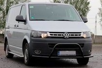 Volkswagen T5 2010–2015 Kængurubøjle WT007ST Black (rustfrit stål) foto 1