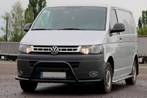 Volkswagen T5 2010–2015 Kængurubøjle WT007ST Black (rustfrit stål) foto 2