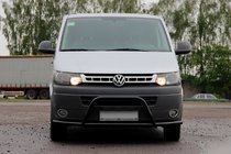 Volkswagen T5 2010–2015 Kængurubøjle WT007ST Black (rustfrit stål) foto 3