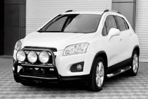 Chevrolet Trax 2012–2023 Frontbøjle WT018 Black (rustfrit stål) foto 4