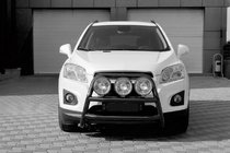 Chevrolet Trax 2012–2023 Frontbøjle WT018 Black (rustfrit stål) foto 2