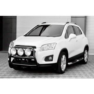 Frontbøjle WT018 Black (rustfrit stål) Chevrolet Trax 2012–2023 foto 4