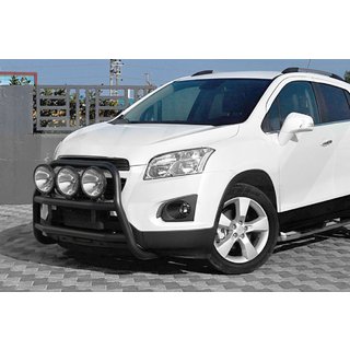Frontbøjle WT018 Black (rustfrit stål) Chevrolet Trax 2012–2023 foto 3