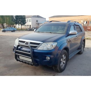 Frontbøjle F12-11 Black (rustfrit stål) Toyota Fortuner 2006–2015 foto 1