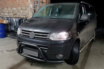 Volkswagen T5 2010–2015 Kængurubøjle WT006ST Black (rustfrit stål) foto 2