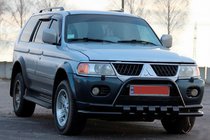 Mitsubishi Pajero Sport 1996–2007 Frontbøjle ST015WT Black (rustfrit stål) foto 3