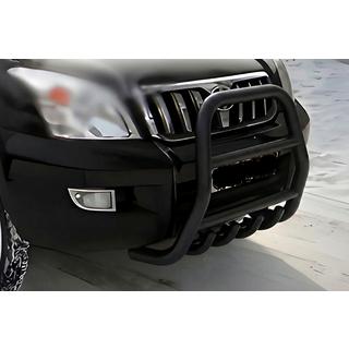Høj frontbøjle Black (rustfrit stål) Toyota Land Cruiser Prado 120 2002–2009