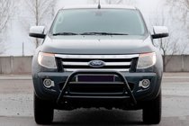 Ford Ranger 2011–2022 Frontbøjle WT022 Black (rustfrit stål) foto 1