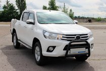 Toyota Hilux 2015– Frontbøjle WT023 Black (rustfrit stål) foto 3