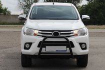 Toyota Hilux 2015– Frontbøjle WT023 Black (rustfrit stål) foto 1