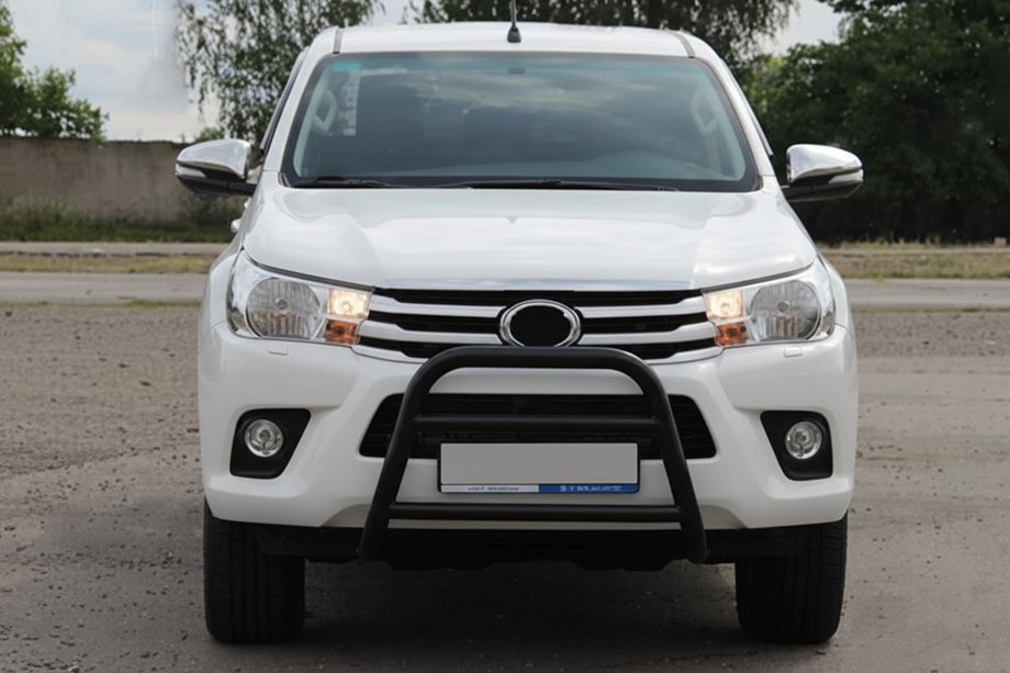 Toyota Hilux 2015– Frontbøjle WT023 Black (rustfrit stål) Image