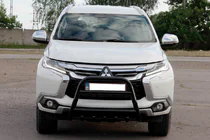 Mitsubishi Pajero Sport 2015– Kængurubøjle WT008 Black (rustfrit stål) foto 1