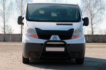 Renault Trafic 2001–2015 Frontbøjle QT-Spec Black (rustfrit stål) foto 1