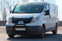 Opel Vivaro 2001–2015 Frontbøjle QT-Spec Black (rustfrit stål) foto 3