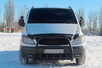 Mercedes Vito W639 2004–2014 Kængurubøjle XL-WT025 Black (rustfrit stål) foto 2