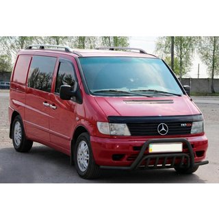Frontbøjle med sidobøjler WT002 Plus Black (rustfrit stål) Mercedes Vito W638 1996–2003 foto 2