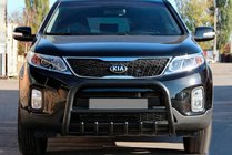 Kia Sorento II XM 2009–2014 Kængurubøjle WT021 Black (rustfrit stål) foto 2