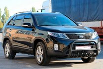 Kia Sorento II XM 2009–2014 Kængurubøjle WT021 Black (rustfrit stål) foto 3