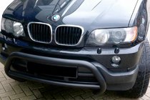 BMW X5 E53 1999–2006 Kængurubøjle WT015 Black (rustfrit stål) foto 1