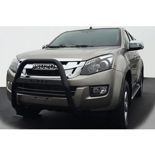Frontbeskyttelse QT008 Black (rustfrit stål) Isuzu D-Max 2011–2019