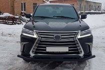 Lexus LX570/450d 2008–2022 Frontbøjle ST014 Black (2015+, rustfrit stål) foto 2