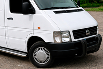Volkswagen LT 1995–2006 Frontbøjle Kelebek WT011 Black (rustfrit stål) foto 2