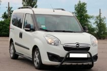 Opel Combo 2012–2018 Frontbøjle Black (rustfrit stål) foto 2