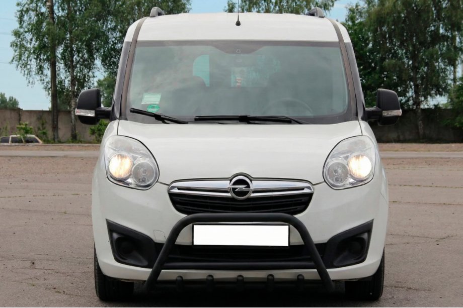 Opel Combo 2012–2018 Frontbøjle Black (rustfrit stål) Image