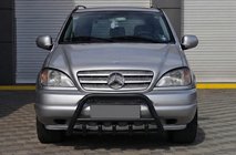 Mercedes ML W163 1997–2005 Frontbøjle Black (rustfrit stål) foto 4