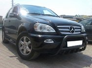 Mercedes ML W163 1997–2005 Frontbøjle Black (rustfrit stål) foto 1