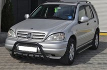 Mercedes ML W163 1997–2005 Frontbøjle Black (rustfrit stål) foto 3