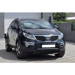 Bullbar WT006 Black (rustfrit stål) Kia Sportage 2010–2015 foto 1