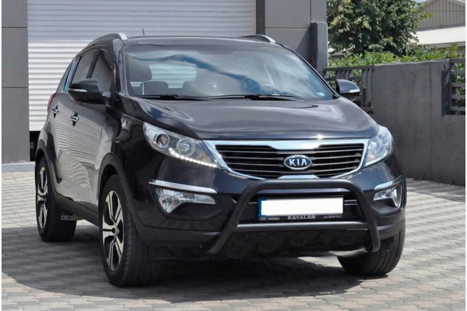 Kia Sportage 2010–2015 Bullbar WT006 Black (rustfrit stål) Image