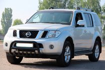 Nissan Pathfinder R51 2005–2014 Kængurubøjle WT008 Black (rustfrit stål) foto 1
