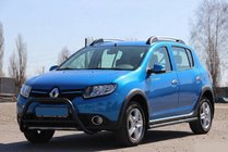 Dacia Sandero 2013–2020 Frontbøjle WT006 Black (rustfrit stål) foto 5