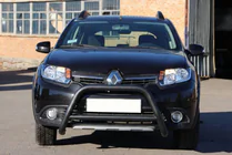Renault Sandero 2013–2022 Frontbøjle WT006 Black (rustfrit stål) foto 2
