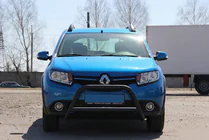 Renault Sandero 2013–2022 Frontbøjle WT006 Black (rustfrit stål) foto 1