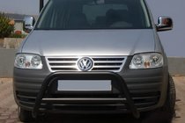Volkswagen Caddy 2004–2010 Frontbøjle WT005 Black (rustfrit stål) foto 1