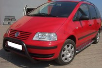 Volkswagen Sharan 1995–2010 Frontbøjle WT005 Black (rustfrit stål) foto 1