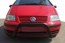 Volkswagen Sharan 1995–2010 Frontbøjle WT005 Black (rustfrit stål) foto 3