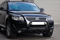Volkswagen Touareg 2002–2010 Frontbøjle WT005 Colt Black (rustfrit stål) foto 2