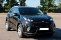 Kia Sportage 2015–2021 Bullbar WT006 Black (rustfrit stål) foto 2
