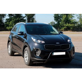 Bullbar WT006 Black (rustfrit stål) Kia Sportage 2015–2021 foto 2